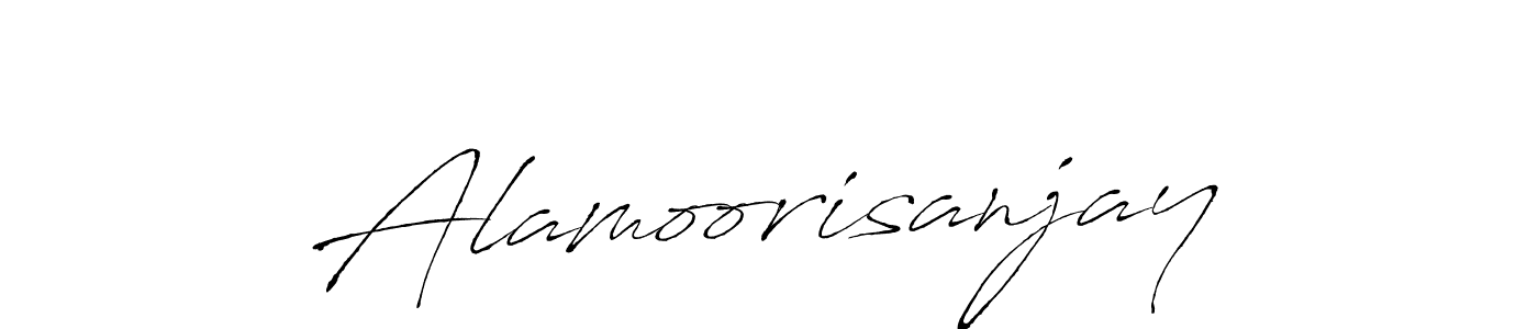 Design your own signature with our free online signature maker. With this signature software, you can create a handwritten (Antro_Vectra) signature for name Alamoorisanjay. Alamoorisanjay signature style 6 images and pictures png