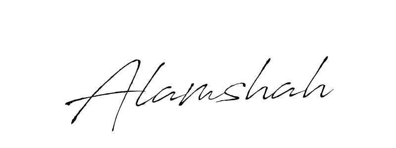 Alamshah stylish signature style. Best Handwritten Sign (Antro_Vectra) for my name. Handwritten Signature Collection Ideas for my name Alamshah. Alamshah signature style 6 images and pictures png