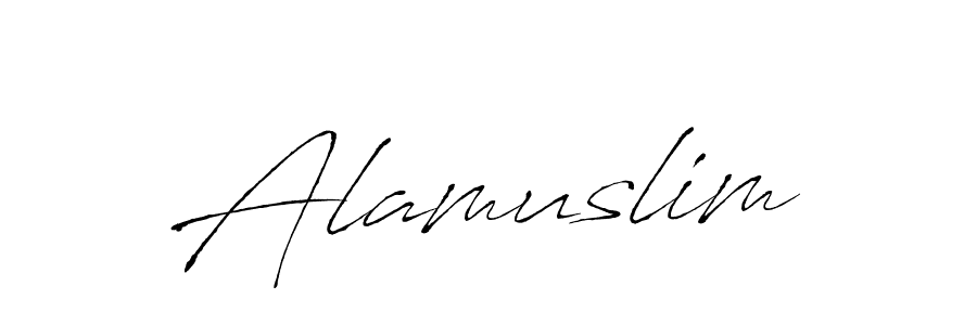 Make a beautiful signature design for name Alamuslim. Use this online signature maker to create a handwritten signature for free. Alamuslim signature style 6 images and pictures png