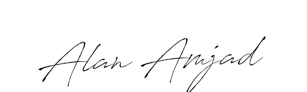 Make a short Alan Amjad signature style. Manage your documents anywhere anytime using Antro_Vectra. Create and add eSignatures, submit forms, share and send files easily. Alan Amjad signature style 6 images and pictures png