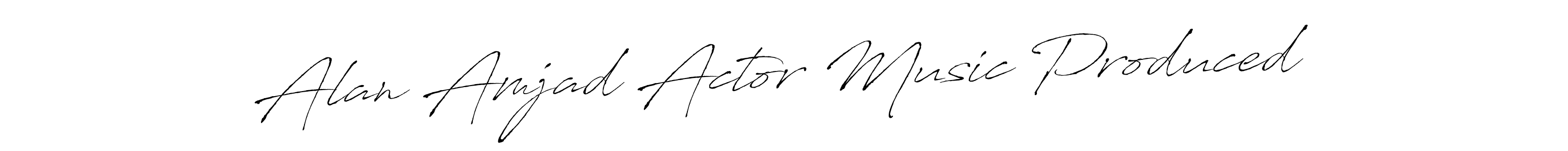 Similarly Antro_Vectra is the best handwritten signature design. Signature creator online .You can use it as an online autograph creator for name Alan Amjad Actor Music Produced. Alan Amjad Actor Music Produced signature style 6 images and pictures png