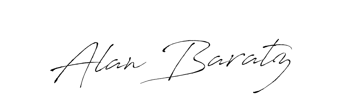 Make a beautiful signature design for name Alan Baratz. With this signature (Antro_Vectra) style, you can create a handwritten signature for free. Alan Baratz signature style 6 images and pictures png