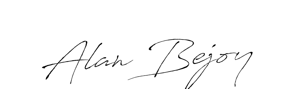 You should practise on your own different ways (Antro_Vectra) to write your name (Alan Bejoy) in signature. don't let someone else do it for you. Alan Bejoy signature style 6 images and pictures png
