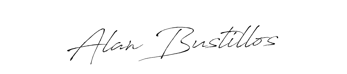 Also we have Alan Bustillos name is the best signature style. Create professional handwritten signature collection using Antro_Vectra autograph style. Alan Bustillos signature style 6 images and pictures png