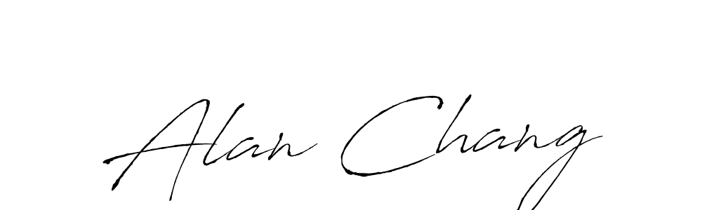 It looks lik you need a new signature style for name Alan Chang. Design unique handwritten (Antro_Vectra) signature with our free signature maker in just a few clicks. Alan Chang signature style 6 images and pictures png
