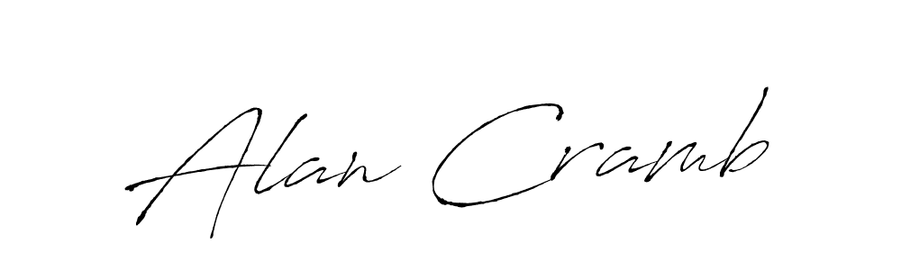 Use a signature maker to create a handwritten signature online. With this signature software, you can design (Antro_Vectra) your own signature for name Alan Cramb. Alan Cramb signature style 6 images and pictures png