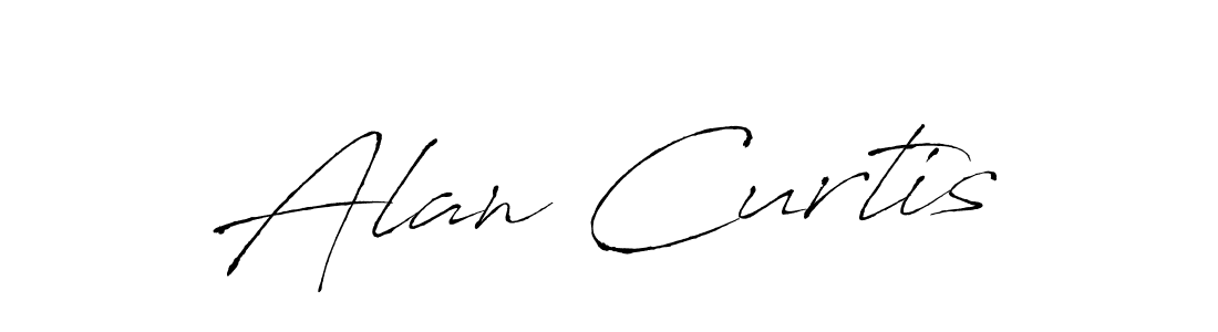 You should practise on your own different ways (Antro_Vectra) to write your name (Alan Curtis) in signature. don't let someone else do it for you. Alan Curtis signature style 6 images and pictures png
