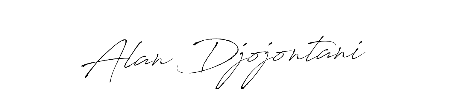 Also You can easily find your signature by using the search form. We will create Alan Djojontani name handwritten signature images for you free of cost using Antro_Vectra sign style. Alan Djojontani signature style 6 images and pictures png