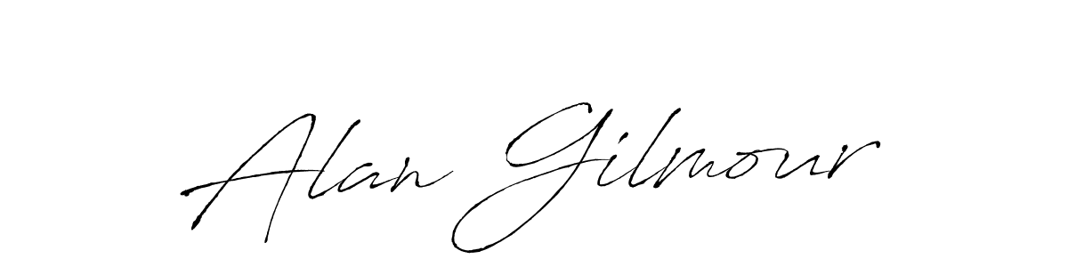 Make a beautiful signature design for name Alan Gilmour. With this signature (Antro_Vectra) style, you can create a handwritten signature for free. Alan Gilmour signature style 6 images and pictures png