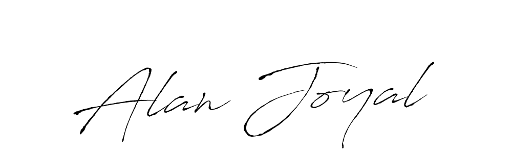 Use a signature maker to create a handwritten signature online. With this signature software, you can design (Antro_Vectra) your own signature for name Alan Joyal. Alan Joyal signature style 6 images and pictures png