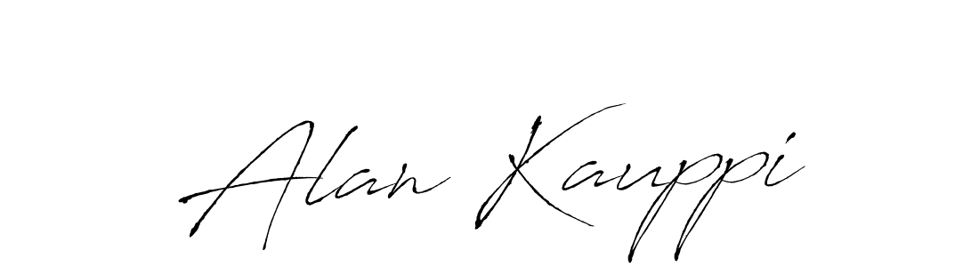 Also You can easily find your signature by using the search form. We will create Alan Kauppi name handwritten signature images for you free of cost using Antro_Vectra sign style. Alan Kauppi signature style 6 images and pictures png