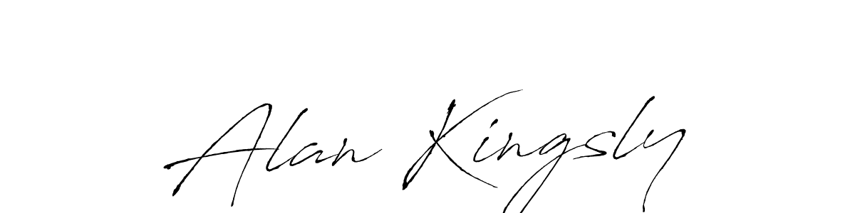 You should practise on your own different ways (Antro_Vectra) to write your name (Alan Kingsly) in signature. don't let someone else do it for you. Alan Kingsly signature style 6 images and pictures png