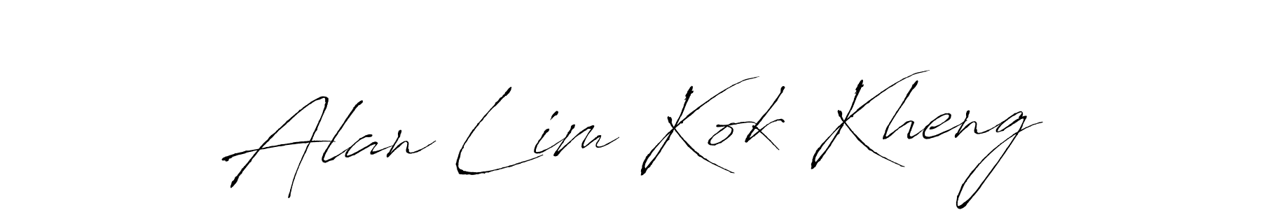Alan Lim Kok Kheng stylish signature style. Best Handwritten Sign (Antro_Vectra) for my name. Handwritten Signature Collection Ideas for my name Alan Lim Kok Kheng. Alan Lim Kok Kheng signature style 6 images and pictures png