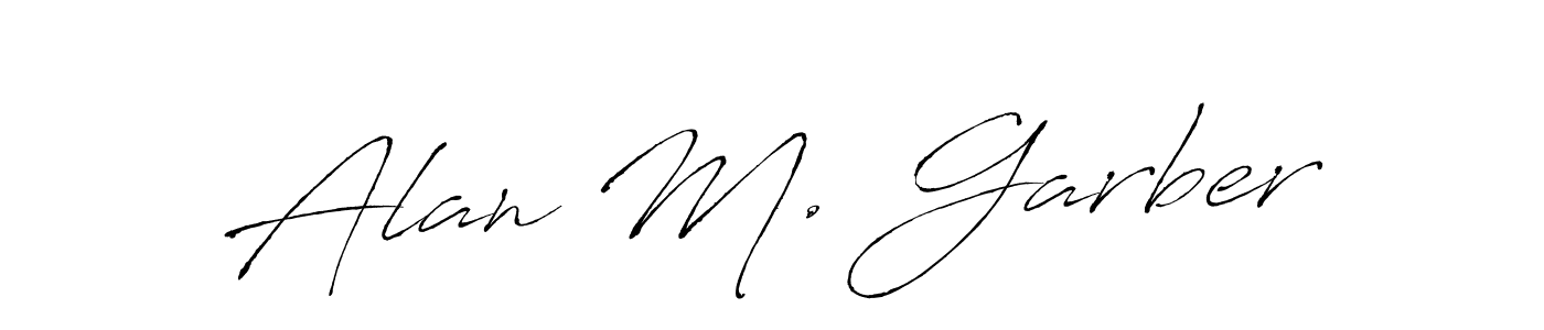 Best and Professional Signature Style for Alan M. Garber. Antro_Vectra Best Signature Style Collection. Alan M. Garber signature style 6 images and pictures png