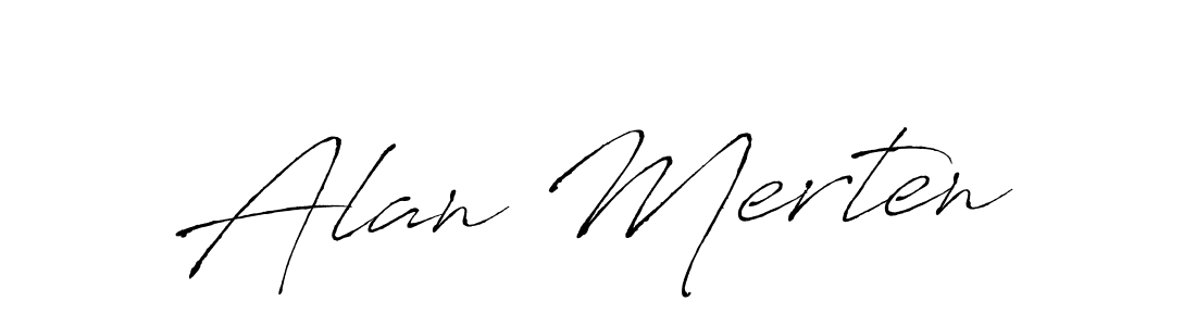 Use a signature maker to create a handwritten signature online. With this signature software, you can design (Antro_Vectra) your own signature for name Alan Merten. Alan Merten signature style 6 images and pictures png