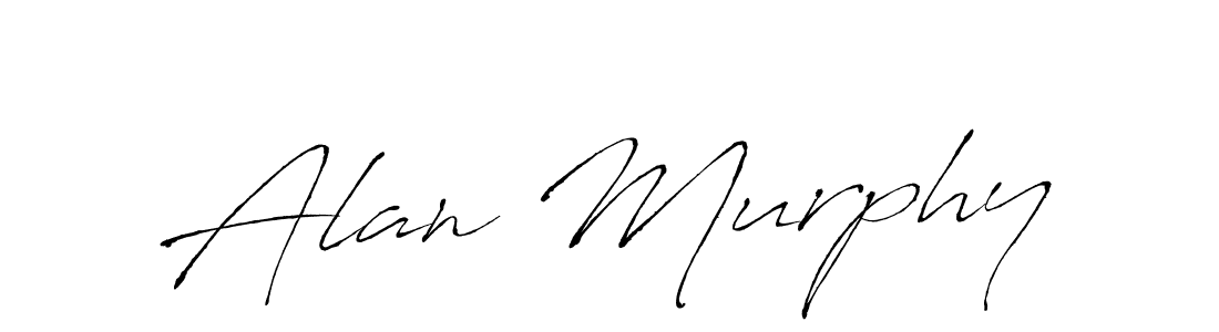 Alan Murphy stylish signature style. Best Handwritten Sign (Antro_Vectra) for my name. Handwritten Signature Collection Ideas for my name Alan Murphy. Alan Murphy signature style 6 images and pictures png