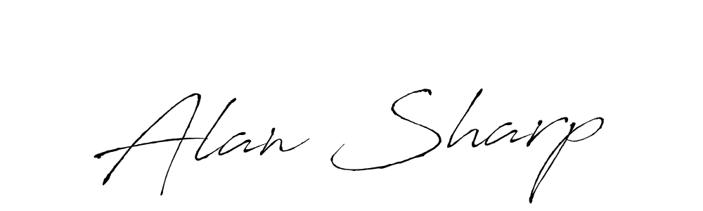 How to make Alan Sharp name signature. Use Antro_Vectra style for creating short signs online. This is the latest handwritten sign. Alan Sharp signature style 6 images and pictures png