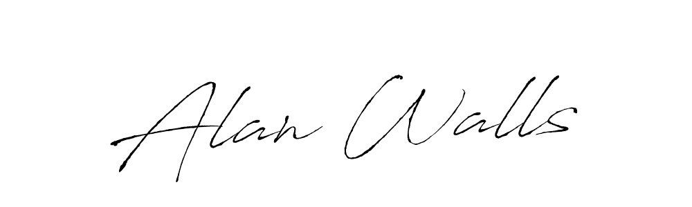 The best way (Antro_Vectra) to make a short signature is to pick only two or three words in your name. The name Alan Walls include a total of six letters. For converting this name. Alan Walls signature style 6 images and pictures png