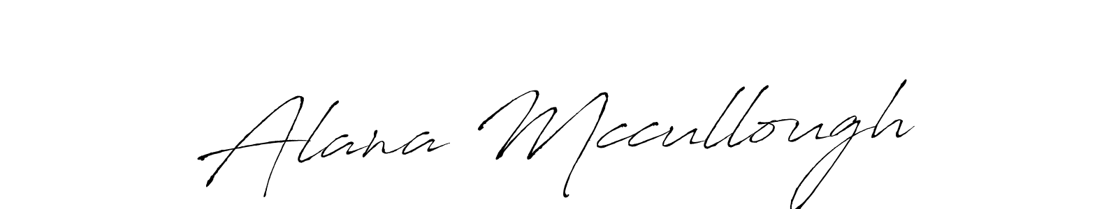 Create a beautiful signature design for name Alana Mccullough. With this signature (Antro_Vectra) fonts, you can make a handwritten signature for free. Alana Mccullough signature style 6 images and pictures png