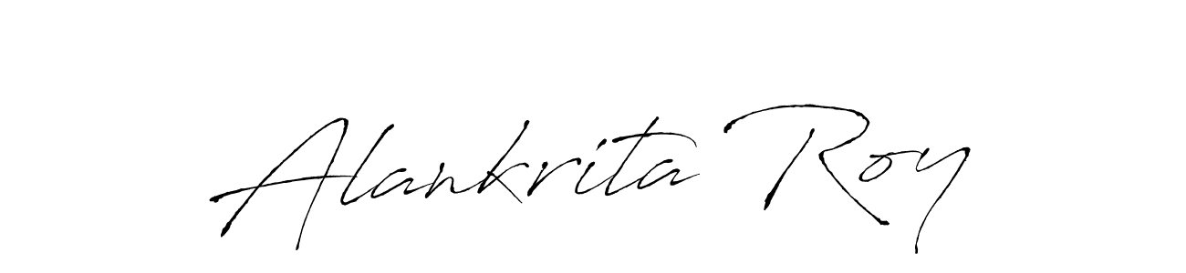 This is the best signature style for the Alankrita Roy name. Also you like these signature font (Antro_Vectra). Mix name signature. Alankrita Roy signature style 6 images and pictures png