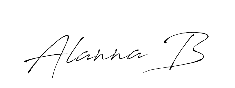 Also You can easily find your signature by using the search form. We will create Alanna B name handwritten signature images for you free of cost using Antro_Vectra sign style. Alanna B signature style 6 images and pictures png