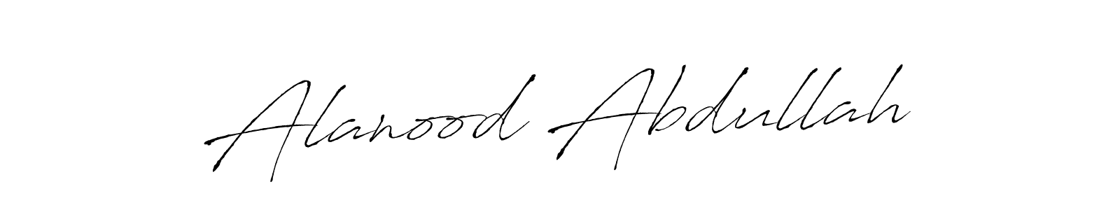You should practise on your own different ways (Antro_Vectra) to write your name (Alanood Abdullah) in signature. don't let someone else do it for you. Alanood Abdullah signature style 6 images and pictures png
