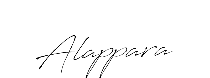 Design your own signature with our free online signature maker. With this signature software, you can create a handwritten (Antro_Vectra) signature for name Alappara. Alappara signature style 6 images and pictures png