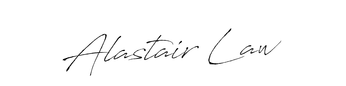 Use a signature maker to create a handwritten signature online. With this signature software, you can design (Antro_Vectra) your own signature for name Alastair Law. Alastair Law signature style 6 images and pictures png