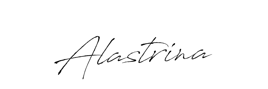 Design your own signature with our free online signature maker. With this signature software, you can create a handwritten (Antro_Vectra) signature for name Alastrina. Alastrina signature style 6 images and pictures png