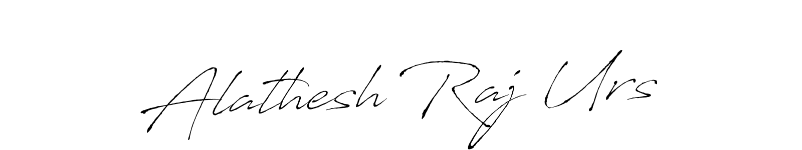 Make a beautiful signature design for name Alathesh Raj Urs. With this signature (Antro_Vectra) style, you can create a handwritten signature for free. Alathesh Raj Urs signature style 6 images and pictures png