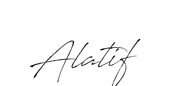 Similarly Antro_Vectra is the best handwritten signature design. Signature creator online .You can use it as an online autograph creator for name Alatif. Alatif signature style 6 images and pictures png