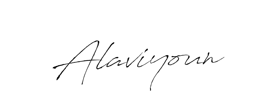 Make a beautiful signature design for name Alaviyoun. With this signature (Antro_Vectra) style, you can create a handwritten signature for free. Alaviyoun signature style 6 images and pictures png