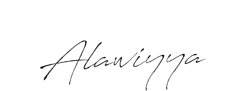 Use a signature maker to create a handwritten signature online. With this signature software, you can design (Antro_Vectra) your own signature for name Alawiyya. Alawiyya signature style 6 images and pictures png