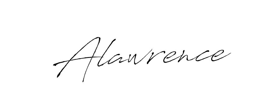 Make a beautiful signature design for name Alawrence. With this signature (Antro_Vectra) style, you can create a handwritten signature for free. Alawrence signature style 6 images and pictures png