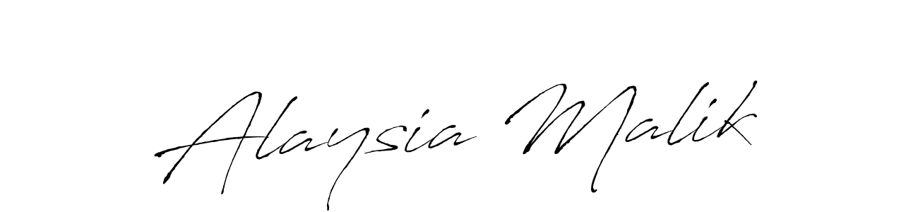 Also You can easily find your signature by using the search form. We will create Alaysia Malik name handwritten signature images for you free of cost using Antro_Vectra sign style. Alaysia Malik signature style 6 images and pictures png