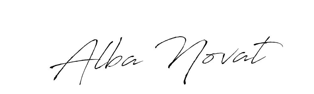 You can use this online signature creator to create a handwritten signature for the name Alba Novat. This is the best online autograph maker. Alba Novat signature style 6 images and pictures png
