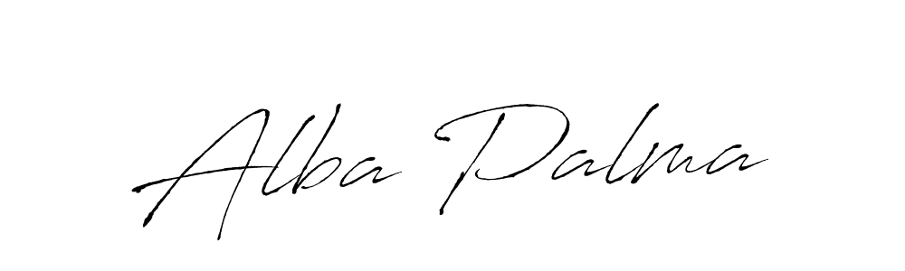 How to make Alba Palma signature? Antro_Vectra is a professional autograph style. Create handwritten signature for Alba Palma name. Alba Palma signature style 6 images and pictures png