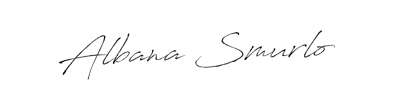 Once you've used our free online signature maker to create your best signature Antro_Vectra style, it's time to enjoy all of the benefits that Albana Smurlo name signing documents. Albana Smurlo signature style 6 images and pictures png
