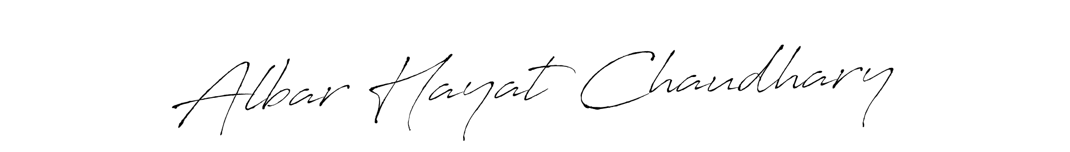 It looks lik you need a new signature style for name Albar Hayat Chaudhary. Design unique handwritten (Antro_Vectra) signature with our free signature maker in just a few clicks. Albar Hayat Chaudhary signature style 6 images and pictures png