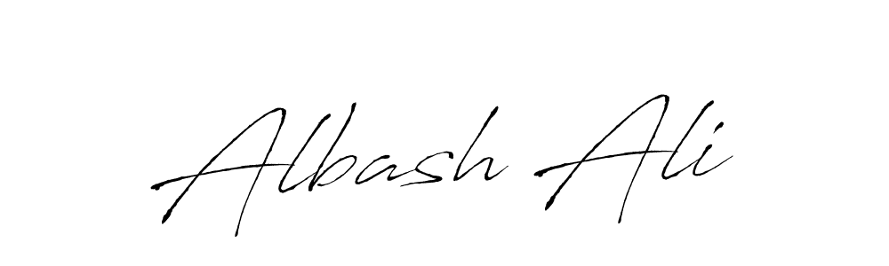 How to make Albash Ali name signature. Use Antro_Vectra style for creating short signs online. This is the latest handwritten sign. Albash Ali signature style 6 images and pictures png