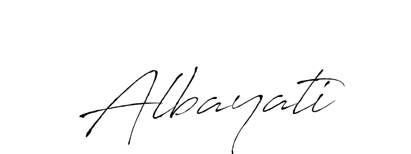 How to make Albayati signature? Antro_Vectra is a professional autograph style. Create handwritten signature for Albayati name. Albayati signature style 6 images and pictures png
