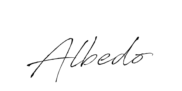 How to make Albedo signature? Antro_Vectra is a professional autograph style. Create handwritten signature for Albedo name. Albedo signature style 6 images and pictures png