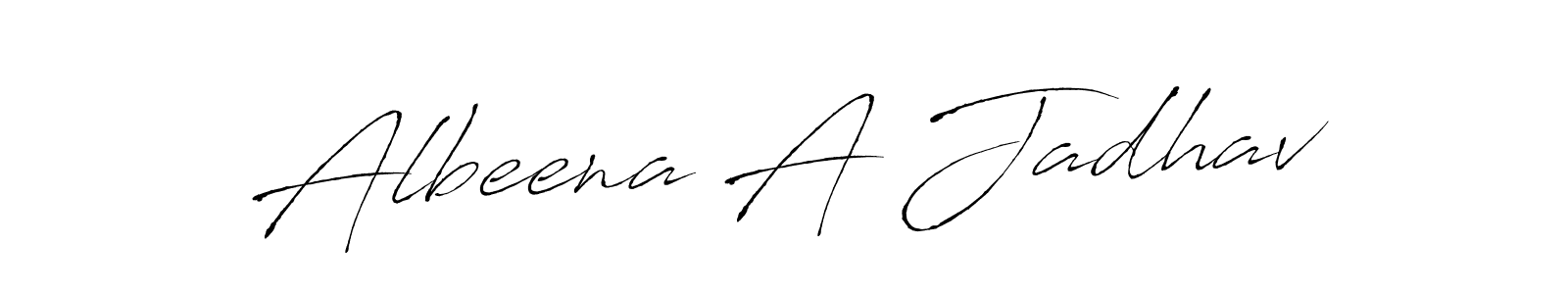 You should practise on your own different ways (Antro_Vectra) to write your name (Albeena A Jadhav) in signature. don't let someone else do it for you. Albeena A Jadhav signature style 6 images and pictures png