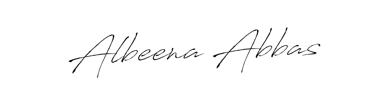 Make a beautiful signature design for name Albeena Abbas. Use this online signature maker to create a handwritten signature for free. Albeena Abbas signature style 6 images and pictures png