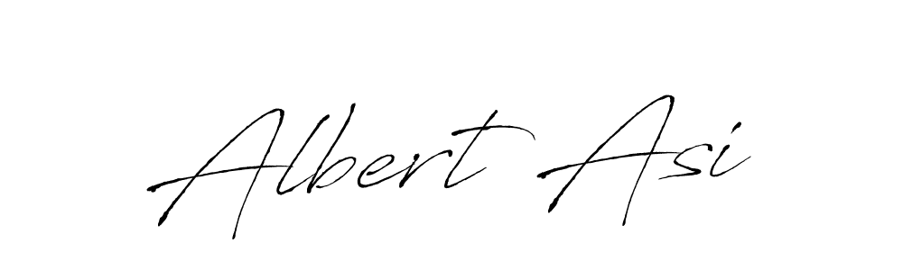 Albert Asi stylish signature style. Best Handwritten Sign (Antro_Vectra) for my name. Handwritten Signature Collection Ideas for my name Albert Asi. Albert Asi signature style 6 images and pictures png