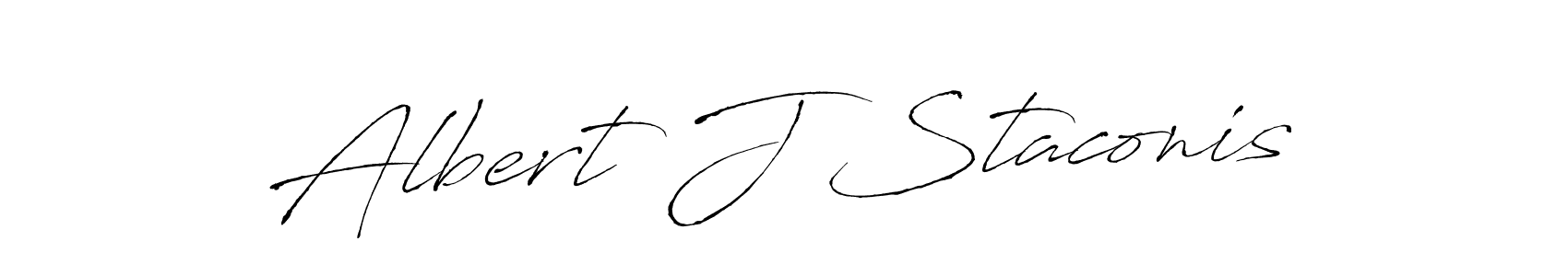 Also we have Albert J Staconis name is the best signature style. Create professional handwritten signature collection using Antro_Vectra autograph style. Albert J Staconis signature style 6 images and pictures png