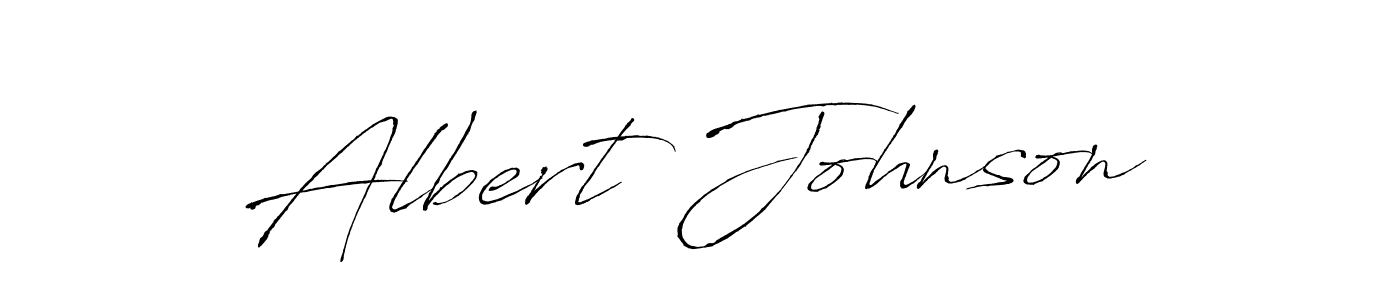 Create a beautiful signature design for name Albert Johnson. With this signature (Antro_Vectra) fonts, you can make a handwritten signature for free. Albert Johnson signature style 6 images and pictures png
