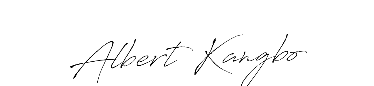 How to make Albert Kangbo signature? Antro_Vectra is a professional autograph style. Create handwritten signature for Albert Kangbo name. Albert Kangbo signature style 6 images and pictures png