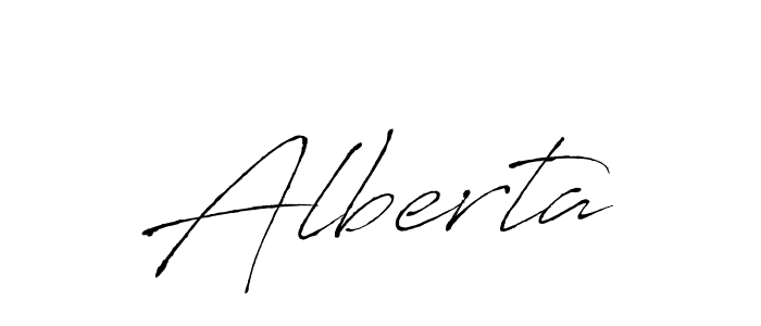 Use a signature maker to create a handwritten signature online. With this signature software, you can design (Antro_Vectra) your own signature for name Alberta. Alberta signature style 6 images and pictures png