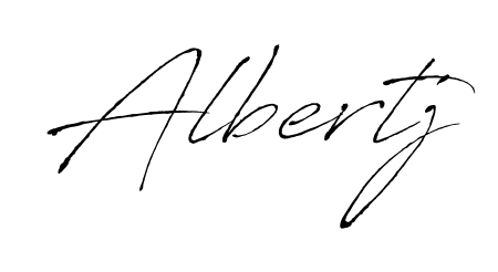 Discover how Albertj looks in an executive cursive font (Antro_Vectra). Perfect for legal documents, invoices, and certificates. Albertj signature style 6 images and pictures png